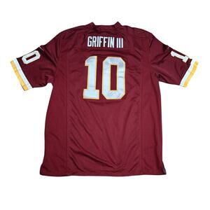 NFL Nike Washington Team 80th Anniversary Maroon Jersey Griffin III #10 XL
